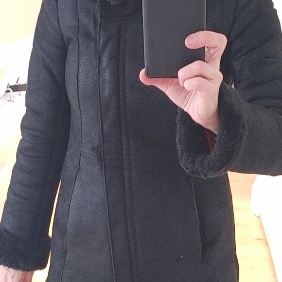 DANIER BLACK LEATHER WINTER JACKET - Picture 6 of 7